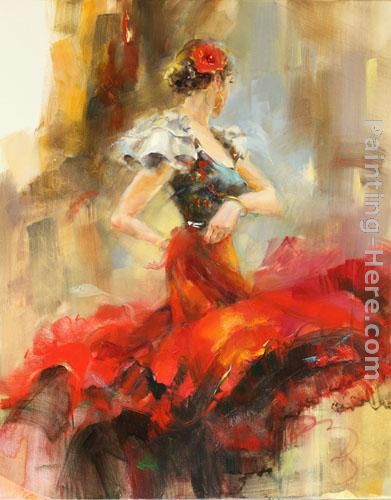 Rhapsody of Red 2 painting - Anna Razumovskaya Rhapsody of Red 2 art painting